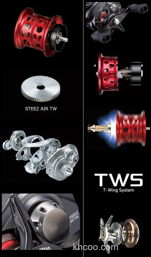 旗舰精细小卷 DAIWA STEEZ AIR TW 水滴轮_3