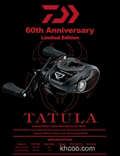 60周年记 19 DAIWA TATULA 60th Limited 水滴轮/BASS竿_1