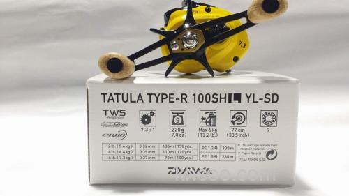 黄色限定款DAIWA TATULA Type-R 100HL YL-SD 水滴轮_4