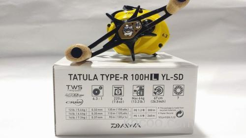 黄色限定款DAIWA TATULA Type-R 100HL YL-SD 水滴轮_5