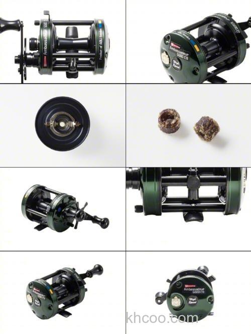 复古流雷鱼属 ABU GARCIA Ambassadeur 6500CB FACTORY TUNED GREEN 鼓轮_1