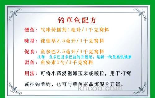草鱼钓饵配置与钓位选择技巧