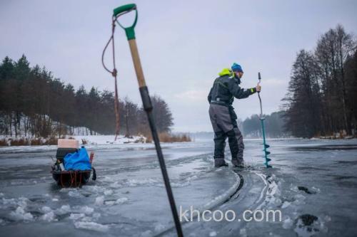 “冰钓”爱好者